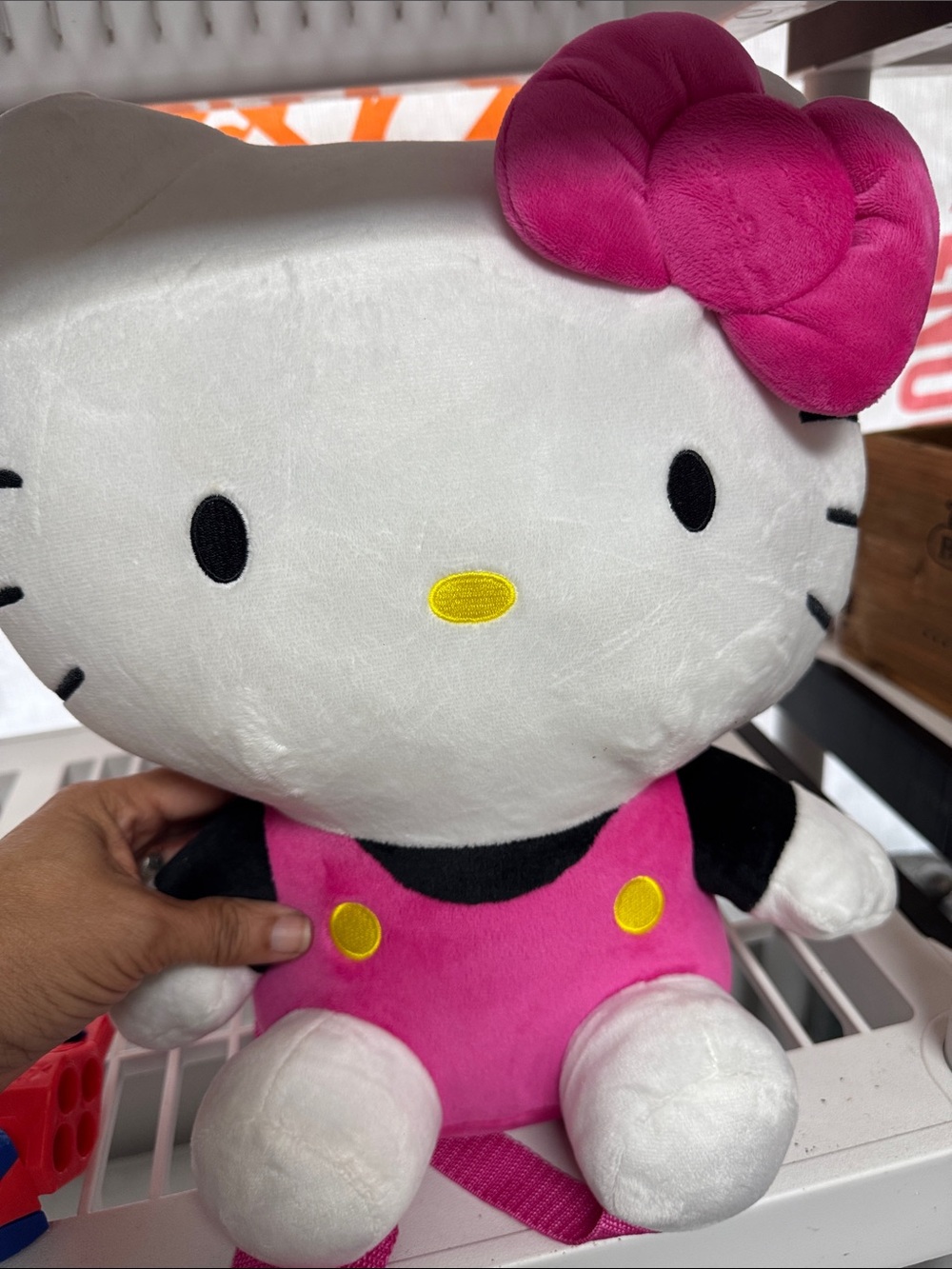 Hello Kitty Plush with Hot Pink Bow and Outfit back pack
